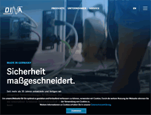 Tablet Screenshot of dina.de